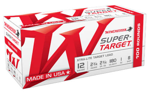 Ammunition Winchester Ammunition Super Target 12Gauge WIN SPR-TRT 12GA 2.75" #8 25/250 • Model: Super Target